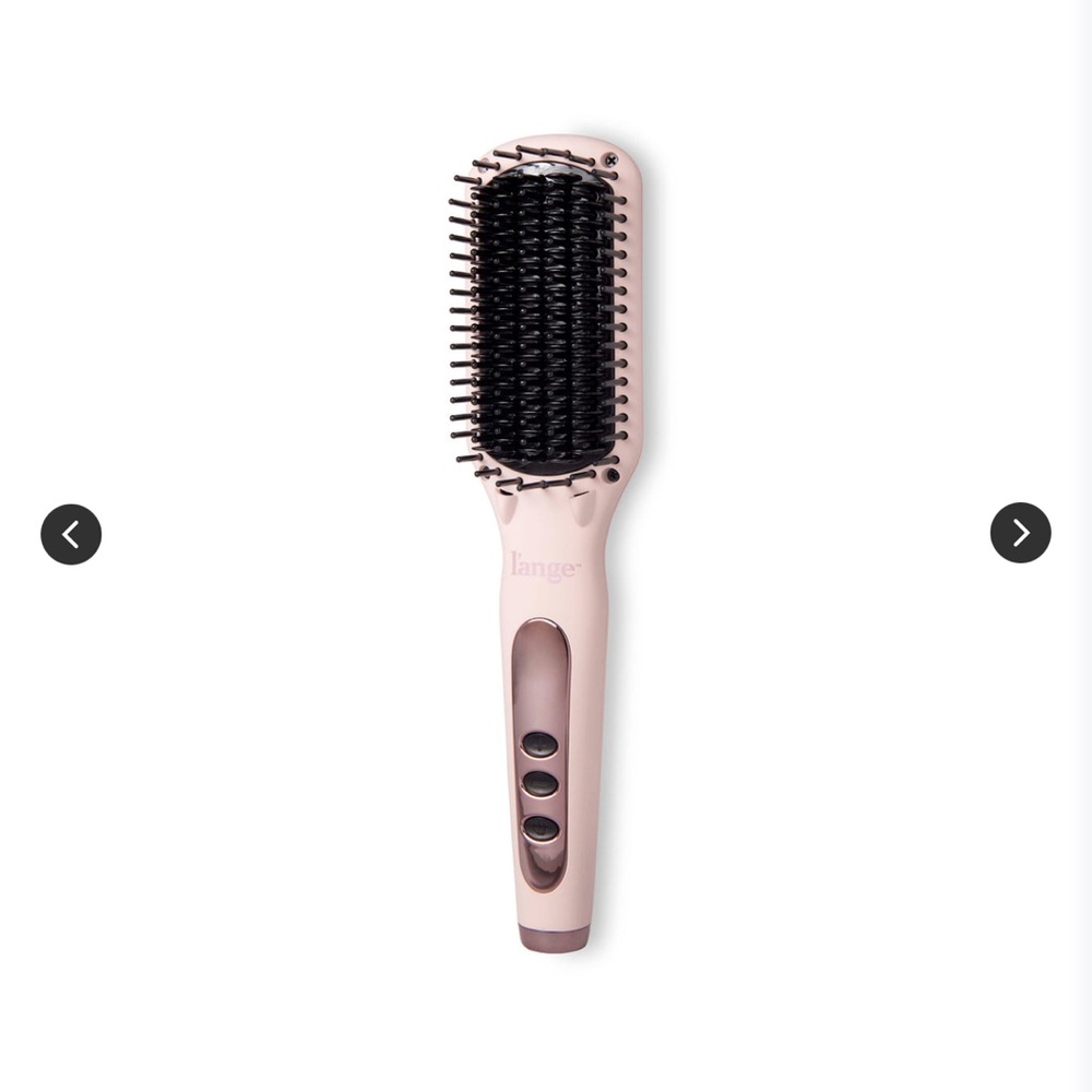 L'ange Pink Blush Levite Straightening Hair Brush NWOT No Box, Never Used. NEW!